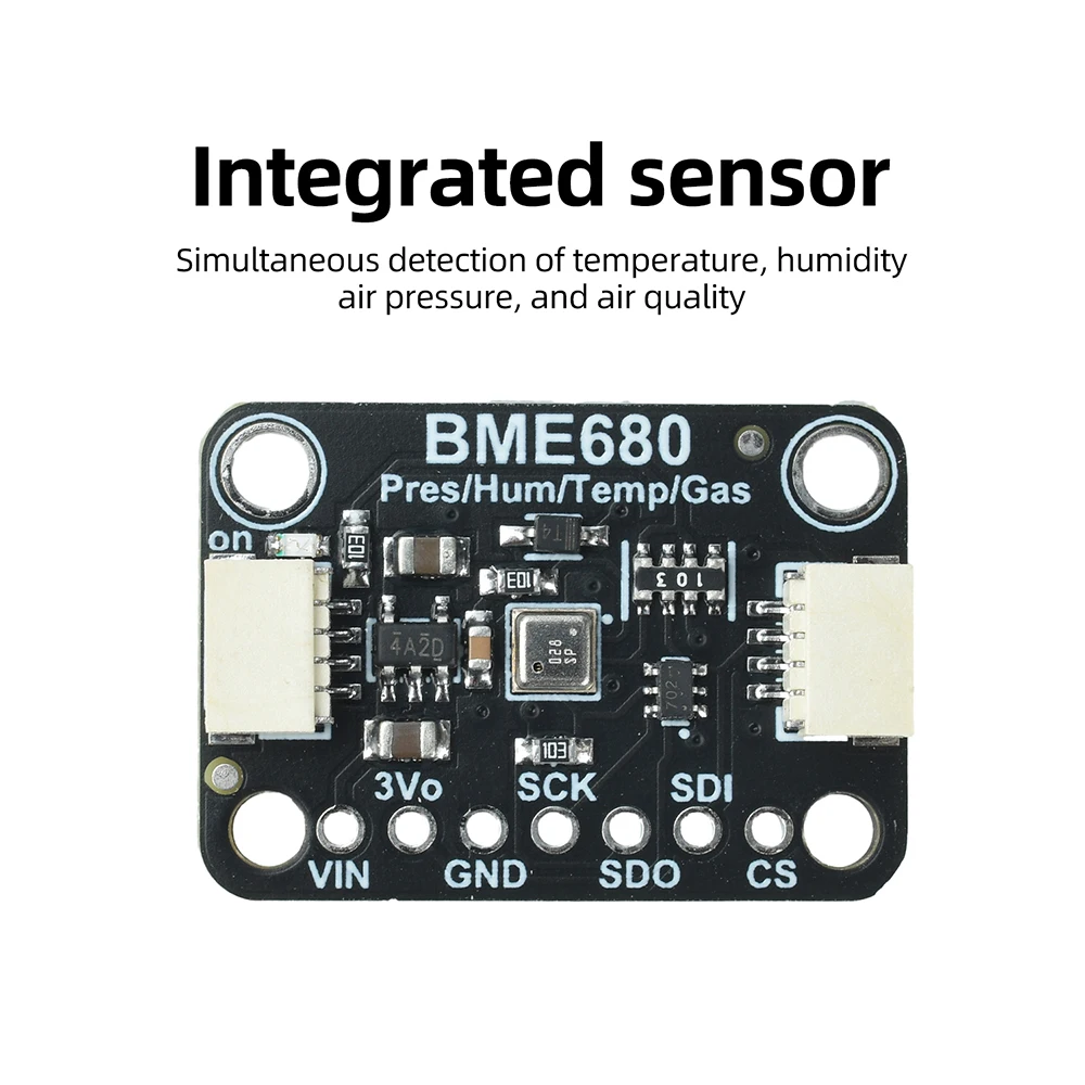 BME680 BME6688 Temperature, Humidity, Pressure Sensor, Environmental Sensor Module with STEMMA QT Qwiic I2C Interface