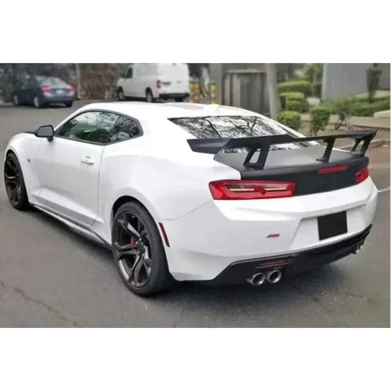 Real Carbon Fiber / FRP Car Rear Wing Trunk Lip Spoiler For Chevy Chevrolet Camaro 1LE 2016 2017 2018 2019 2020 2021 2022