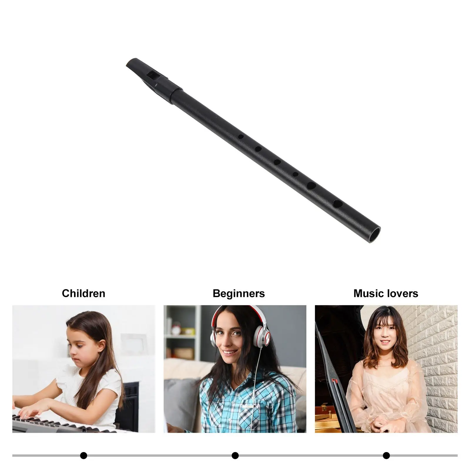 High Pitch C Clarinet Flute for Beginners Kids and Adults Portable Practice Instrument School Performance Ireland