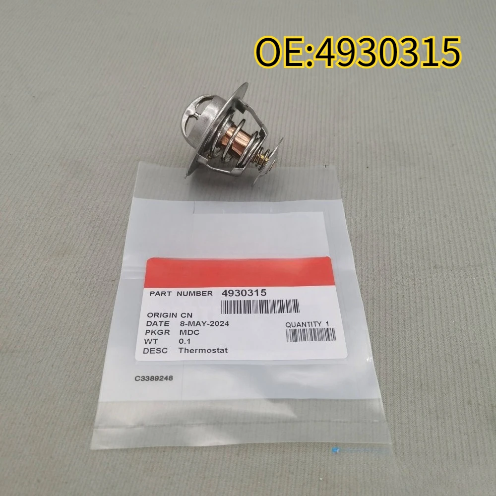 

High quality New For 4930315 Thermostat 82/180 degrees suitable for Cummins 3.9L/5.9L/6.7L/4B 6B ISB