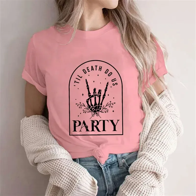 Bride To Be T-shirt for Women Til Death Do Us Bridal Party Outfit Bride or Die Shirt Funny Bachelorette Party Tshirt Hen Do Tops