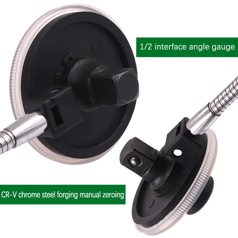 360 Degrees Torquemeter Calibrated In Degrees Torque Angle Gauge Torque Wrench Hand Tools Adjustable Torque Regular Scale
