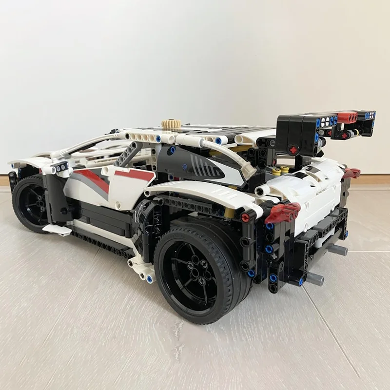 1243 Stück MOC Rallye Auto Technische Bausteine Geburtstag Weihnachten Spielzeug Geschenk Geburtstag Konstruieren Weihnachten Spielzeug Geschenk