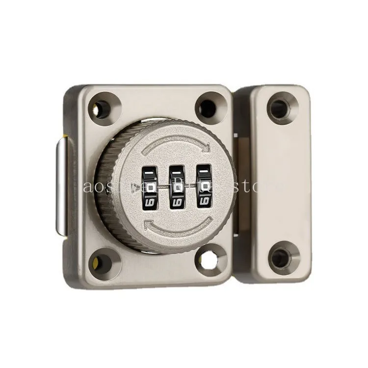

Zinc Alloy Smart Cam Code Cabinet Lock 3 Digit Combination Password Door Lock Sliding Door Bolt Lock Home Security Hardware