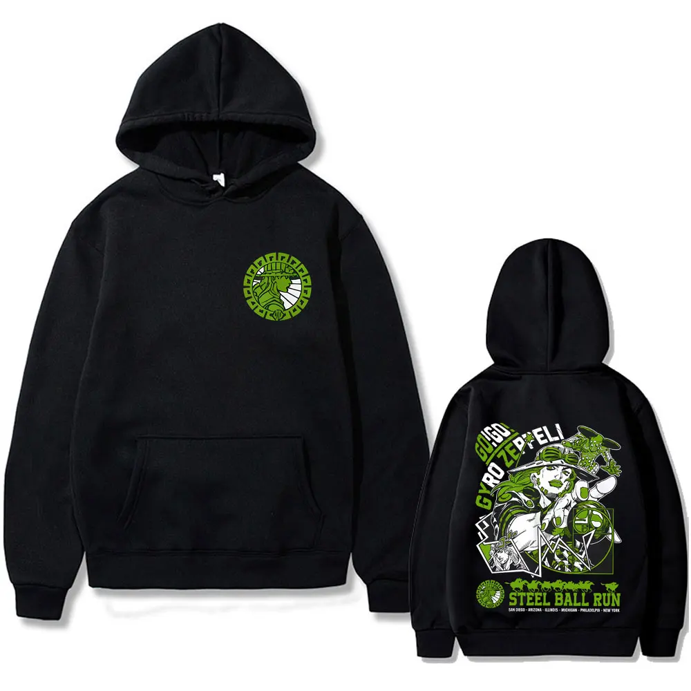 

Anime JoJo's Bizarre Adventure Jolyne Jotaro Graphic Hoodie Men Women Manga Fashion Vintage Sweatshirt Men's Oversized Hoodies