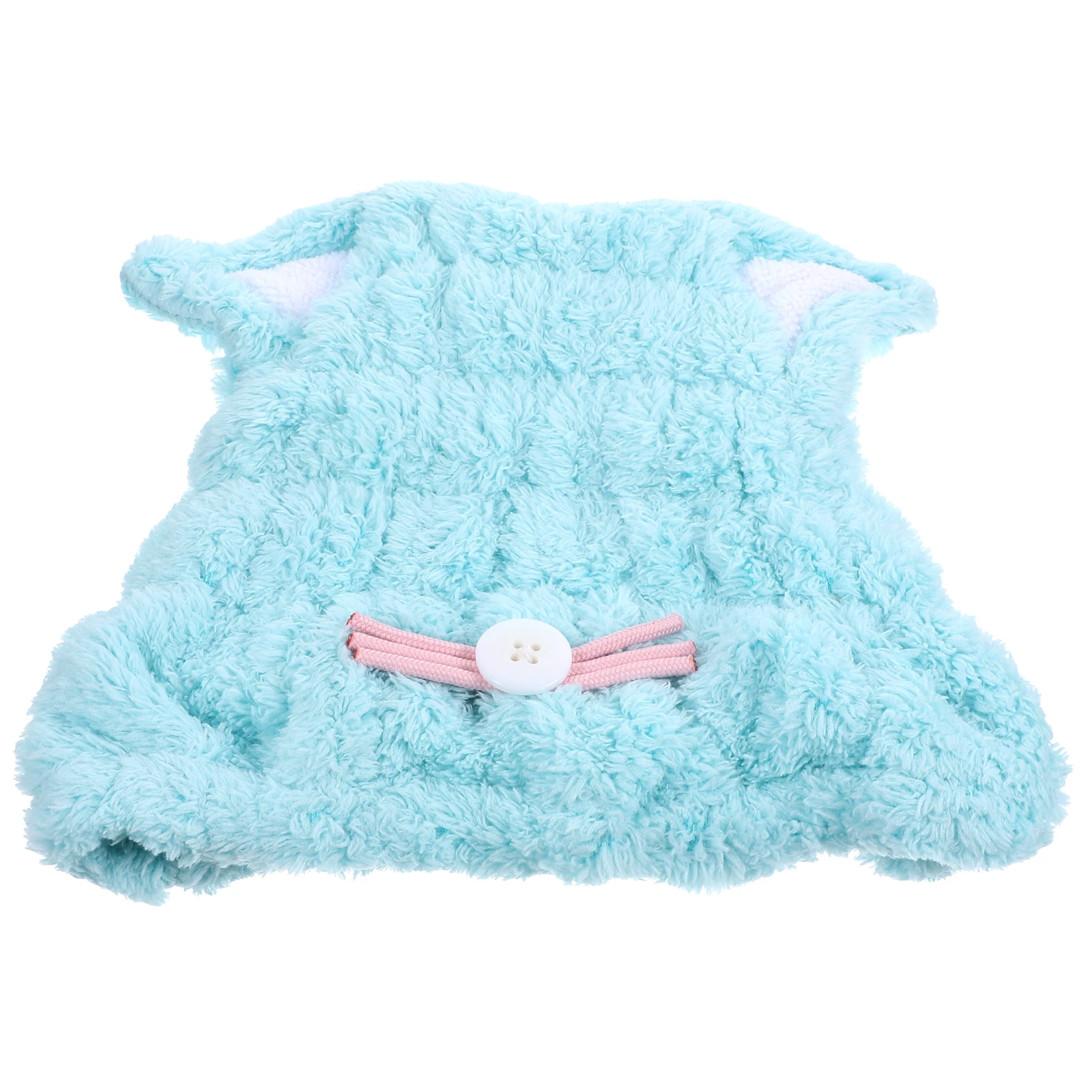 

Cat Ear Shaped Hair Drying Cap Blue Random Color Super Absorbent Fast Drying Lightweight Bathroom Accessories Towel Set