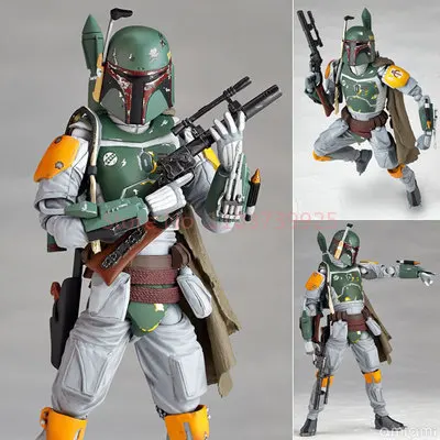 15cm Revoltech Boba Fet figurka ruchoma kolekcja Kaiyod Star Wars Mandaloria Model łowca nagród Alpha figurki zabawki