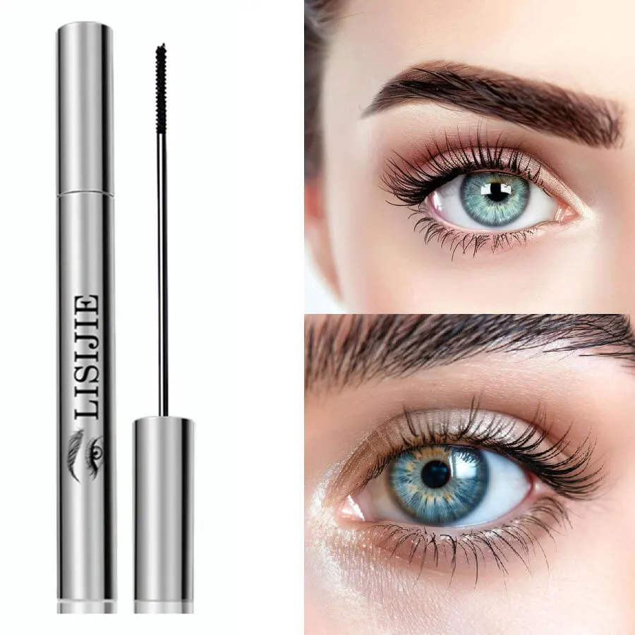 3D防水マスカラ、24時間汚れ防止、長持ちする延長&増粘まつげエクステ効果マスカラリフト&カール
