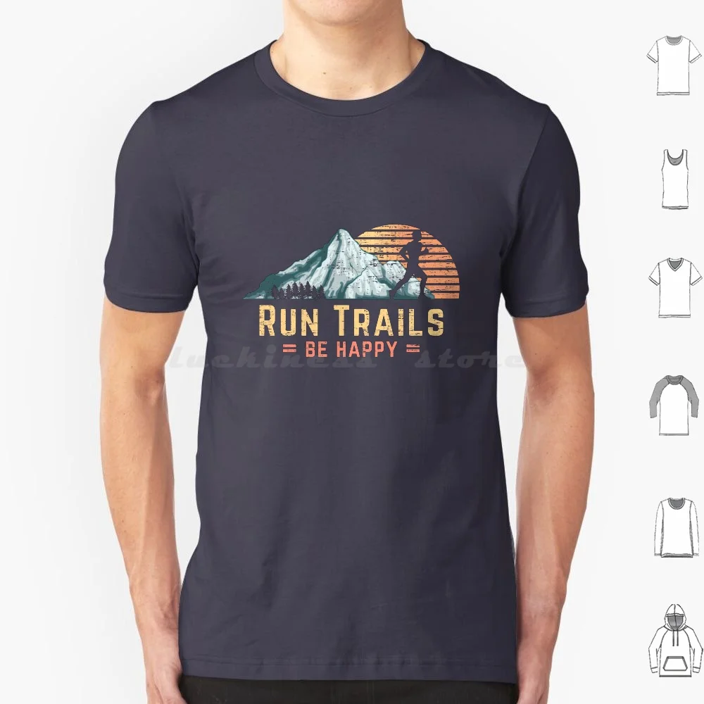 Camiseta de corredor de montaña para hombre y mujer, camiseta Retro de Trail Running, 6Xl