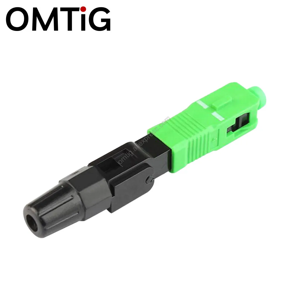 10-400 stücke Faser Schnelle Feld Connector AssemblyPre-embedded SC APC Stecker SC Single-mode Fiber Optic schnell stecker Großen Verkauf