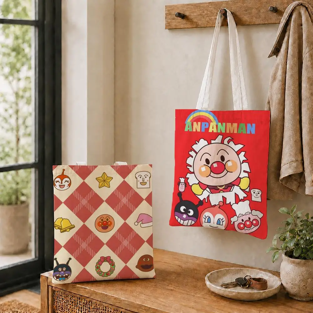 Bolsas de almacenamiento con gráficos f-froebel k-kan, bolso de lona reutilizable, bolso de hombro para mujer, bolso escolar