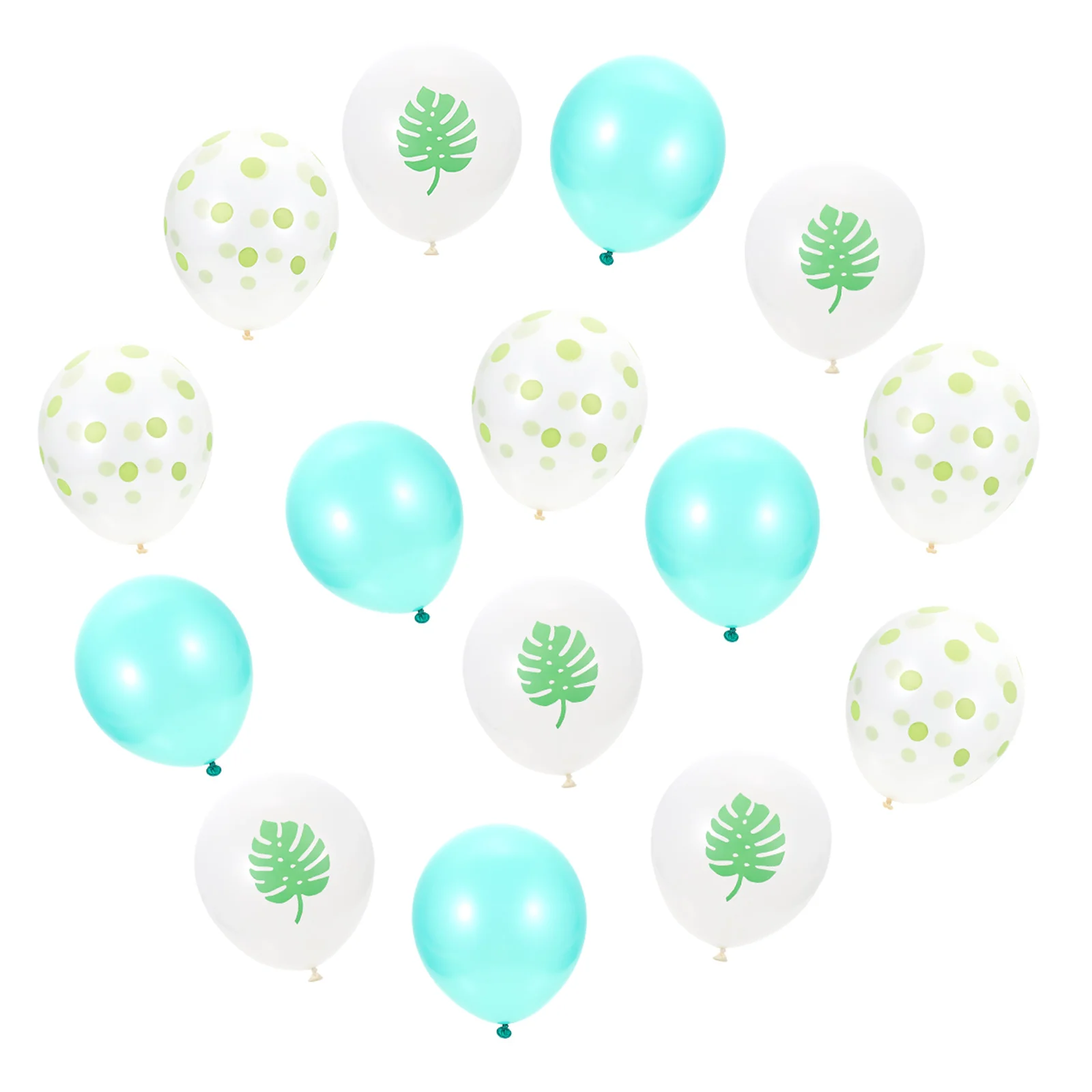 

15pcs Latex Balloon Pineapple Party Decor Summer Banquet Hawaiian Themed Balloons Decorative Balloon Accessories