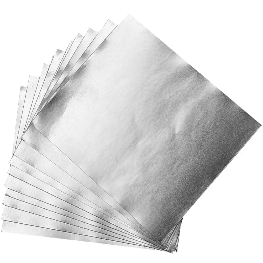 10Sheets Aluminum Foil Repair Patches for Leaking Pots Pans Bowls Pipes Radiators - Oil Proof Heat Resistant Seal Tape Kitchen