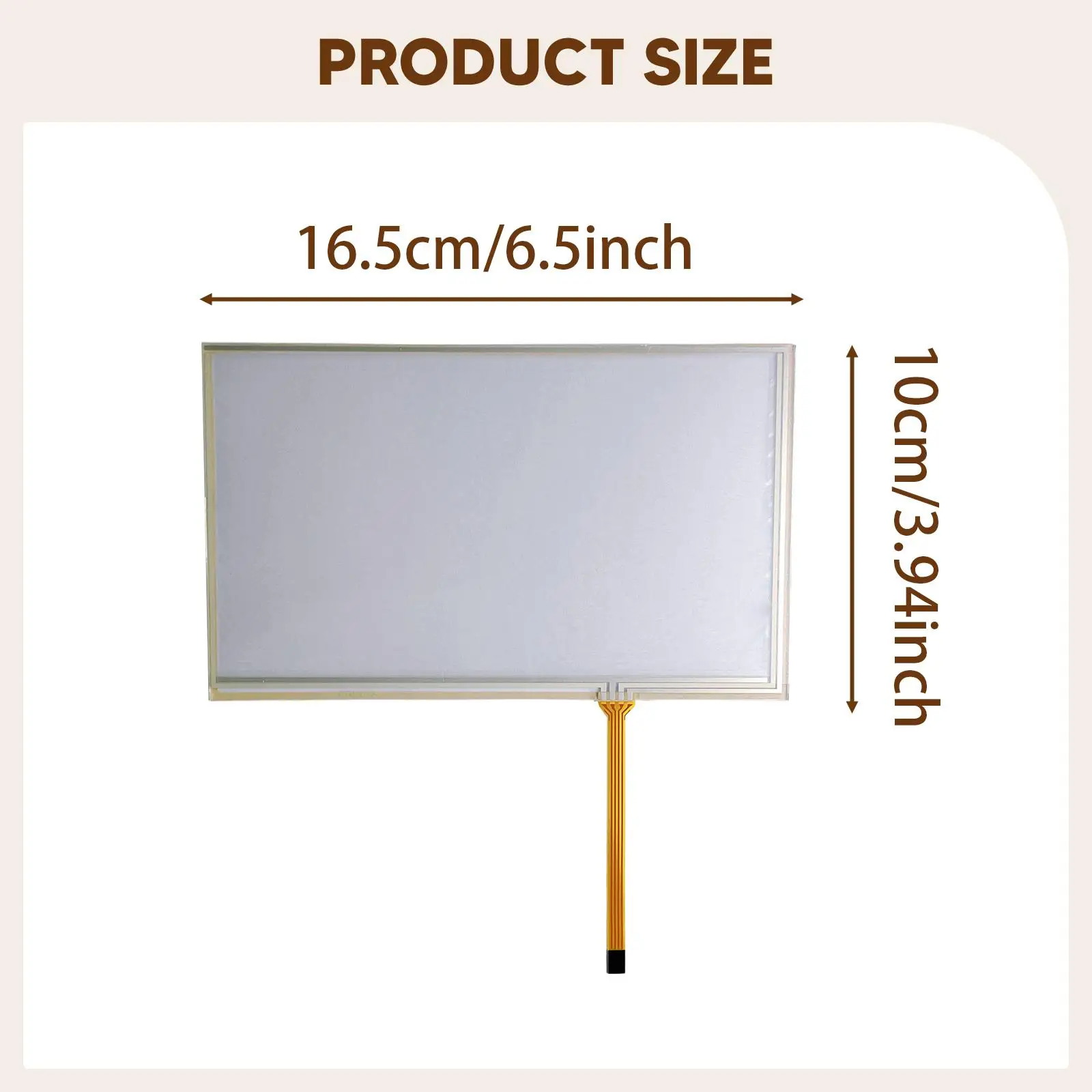 Convertidor digital de pantalla táctil, reemplaza fácil de instalar, accesorios premium para pantalla táctil resistiva PA600 PA900