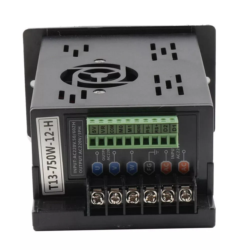 750W 1HP Single Phase to 3 Phase Variable Frequency Drive Inverter AC110/220V VFD VSD for Industrial Applications