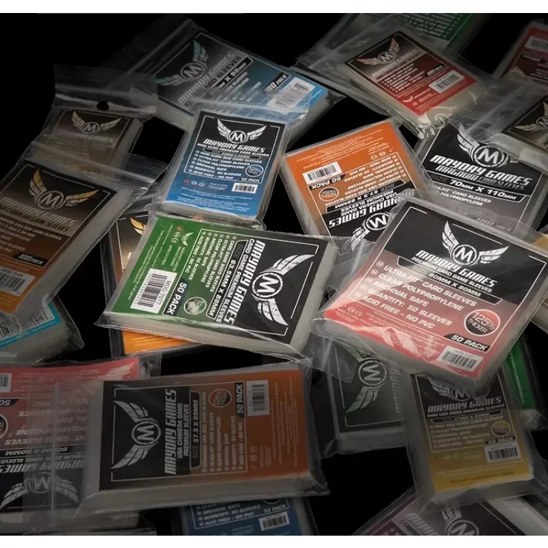 mayday card game sleeves Amazon.com: Mayday Games Standard Card Sleeves 63.5x88mm main image 1