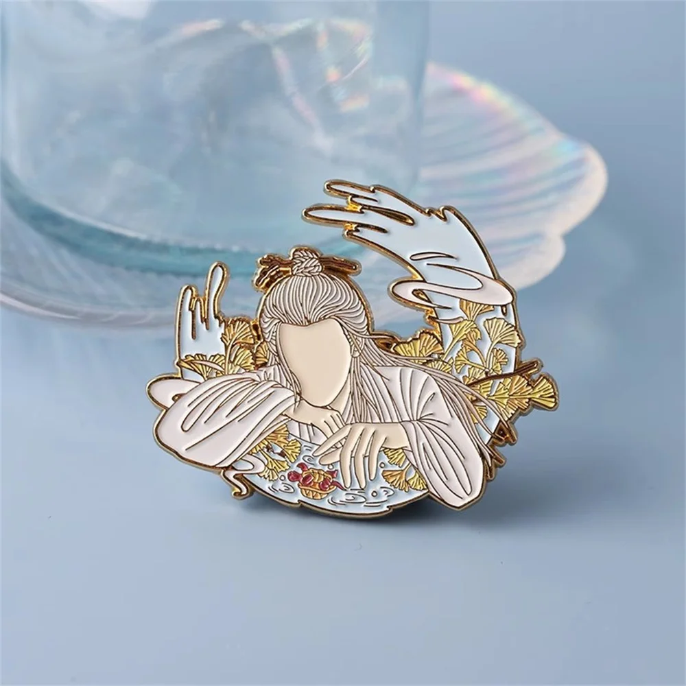 Original TV Immortal Samsara Ying Yuan Metal Badge Costume Brooch Pin Collection Cosplay Gift Cute Lovely Pre-order