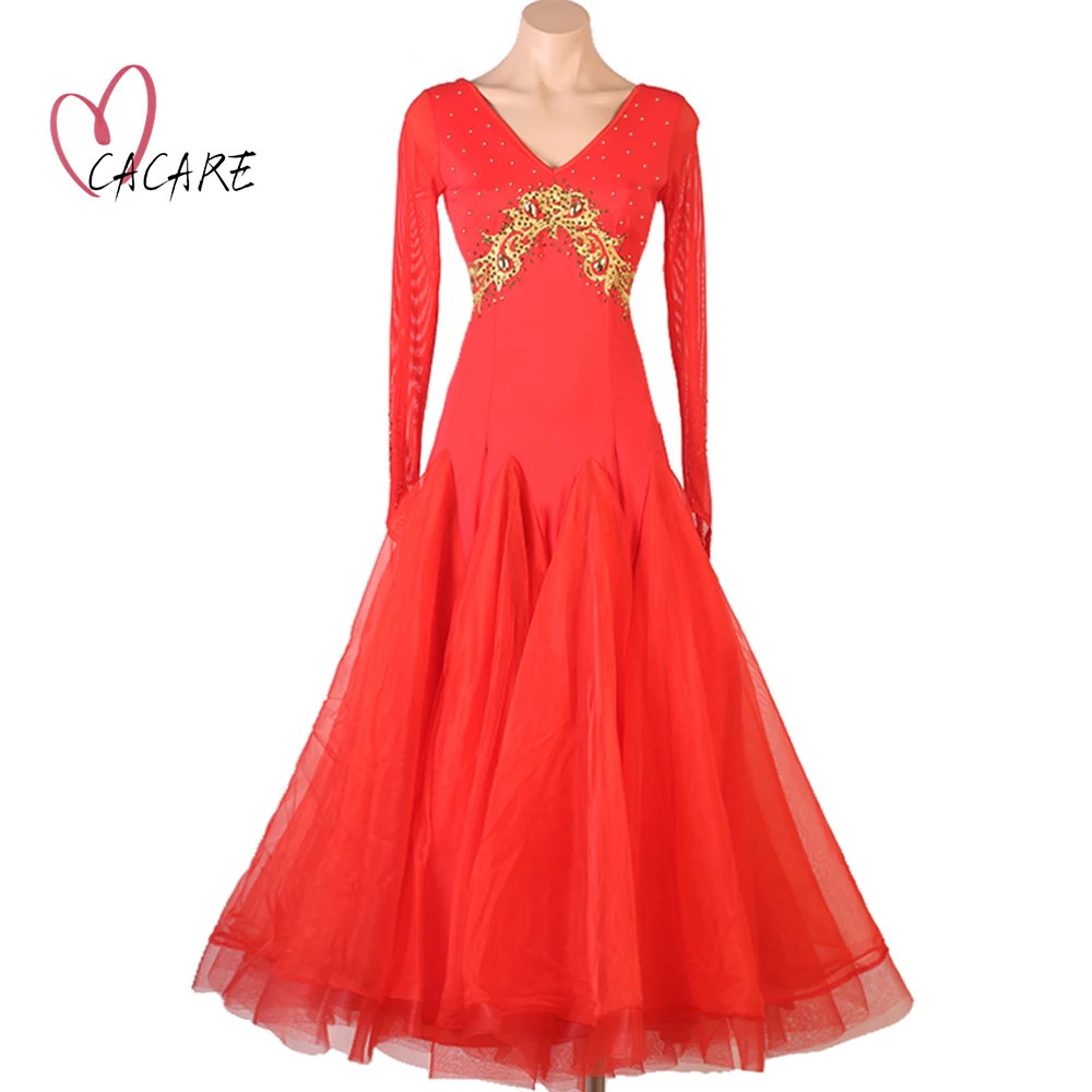 

Ballroom Dance Competition Dresses Waltz Dress Standard Dance Wear Costumes Clothing Jazz Flamenco Customize Clothes D1333