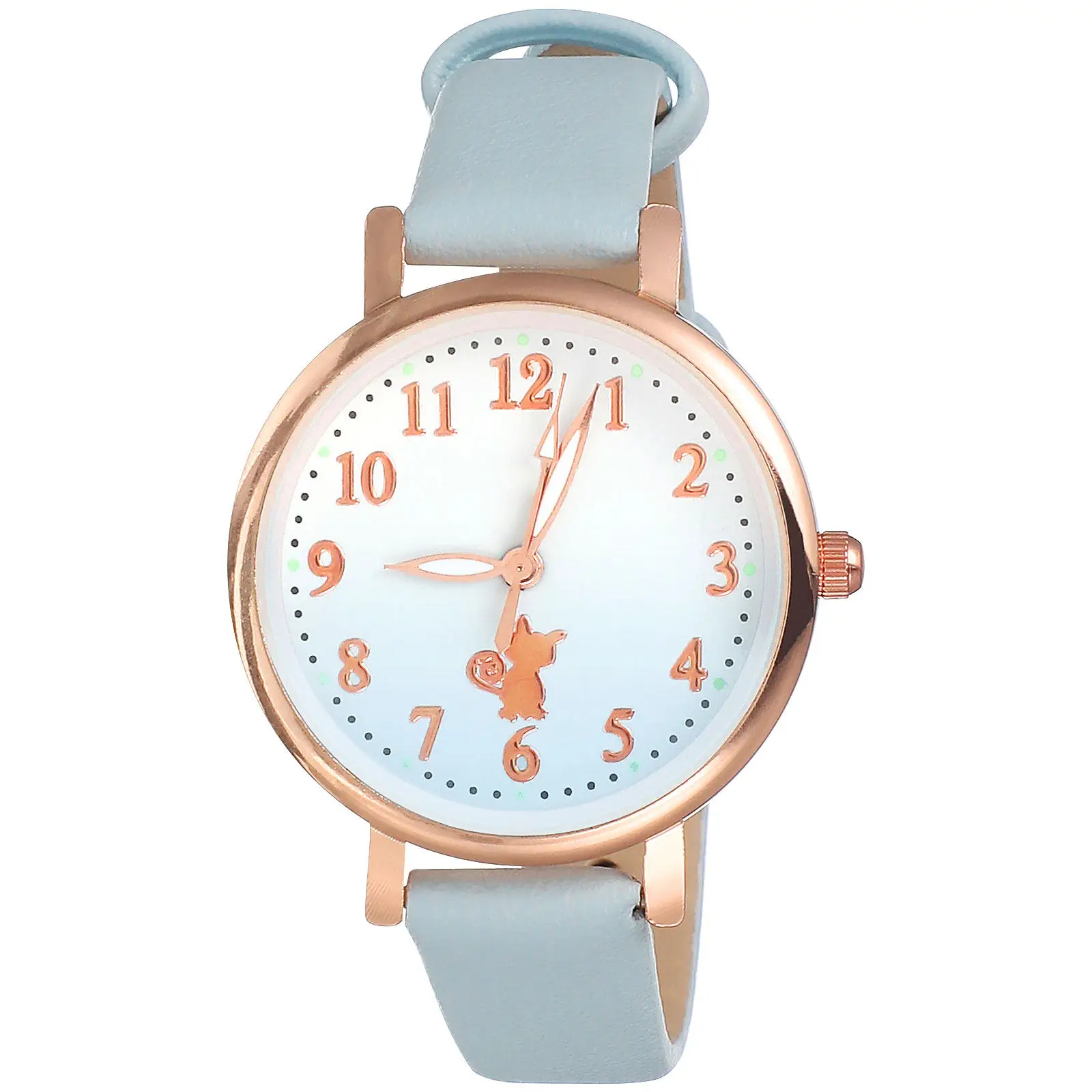 

Luminous Girl Watch Easy to Read Dial Adjustable Comfortable Strap Casual Wrist Watch for Kids Glow Quartz Children Wrist