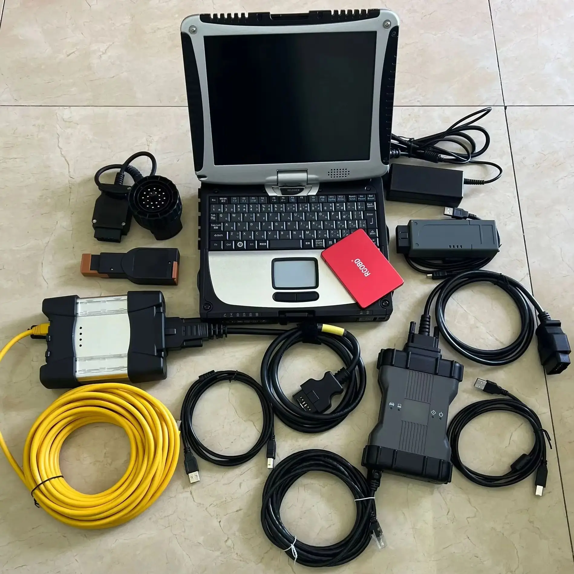 

Mb Star VCI C6 DOIP для Mercedes Icom Next для BMW 6154 для инструментов A.udi 3, программное обеспечение на 2 ТБ SSD, б/у Toughbook CF19 I5