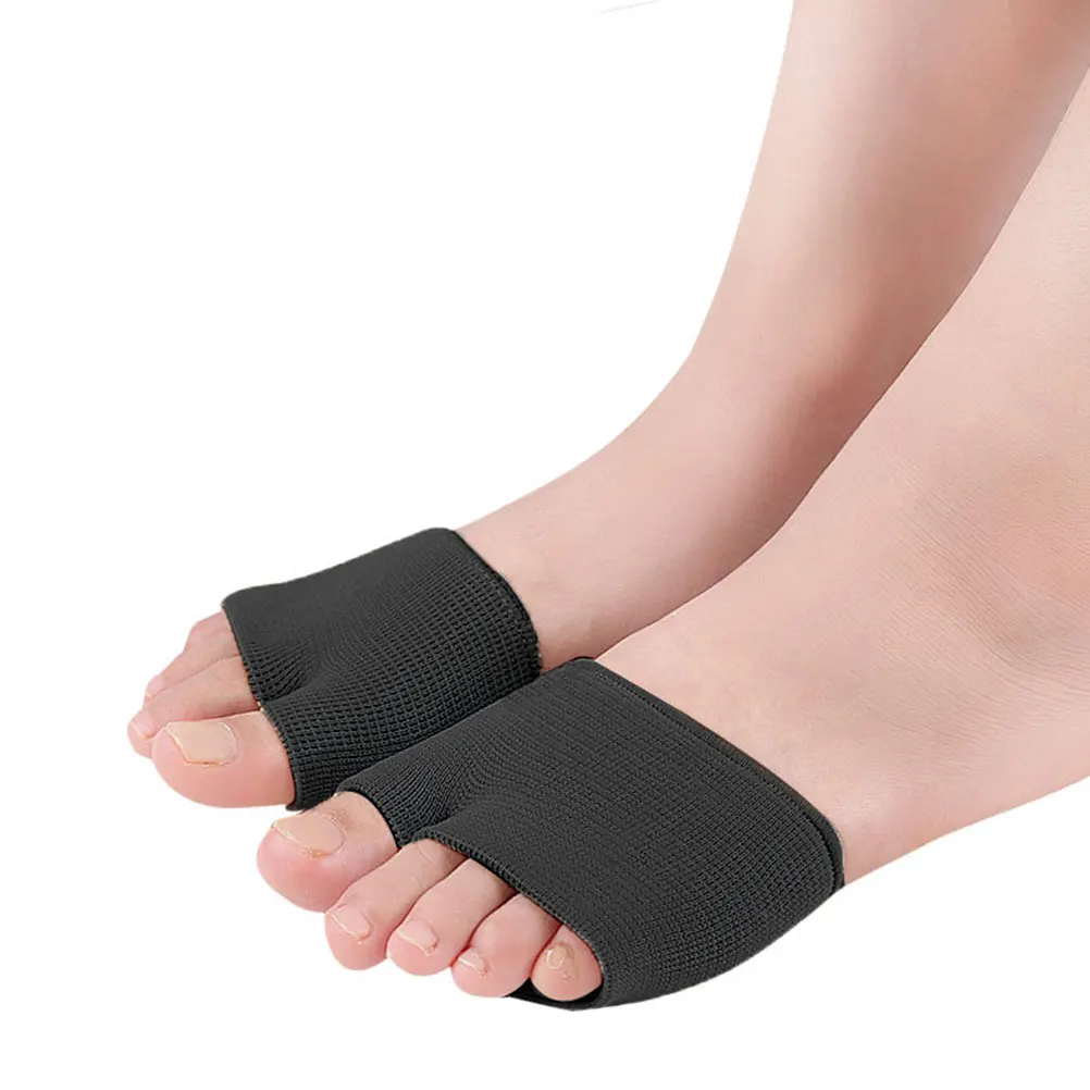 

Nursing Cover Comfortable Heels Cushioning Pads Shoe Toe Inserts Forefoot Half High Black