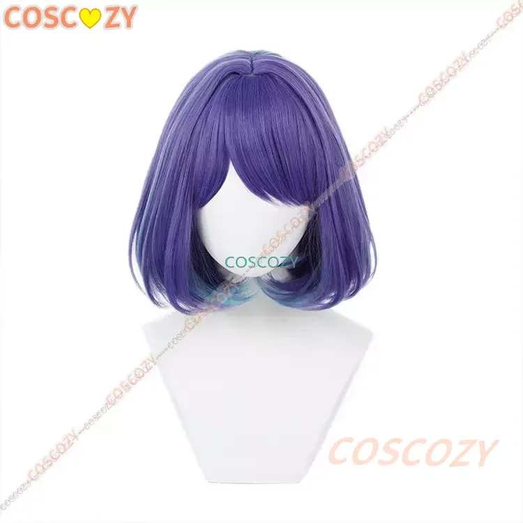 Anime oshi no ko cosplay perücke kurokawa akane cosplay lange/kurze perücke blaue farbe weiche perücken