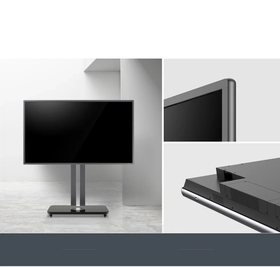 

75 INCH LCD Interactive Smart Board Movable Mobile TV Cart with Multimedia Touch Screen Whiteboard Flat Panel Interactive Boards