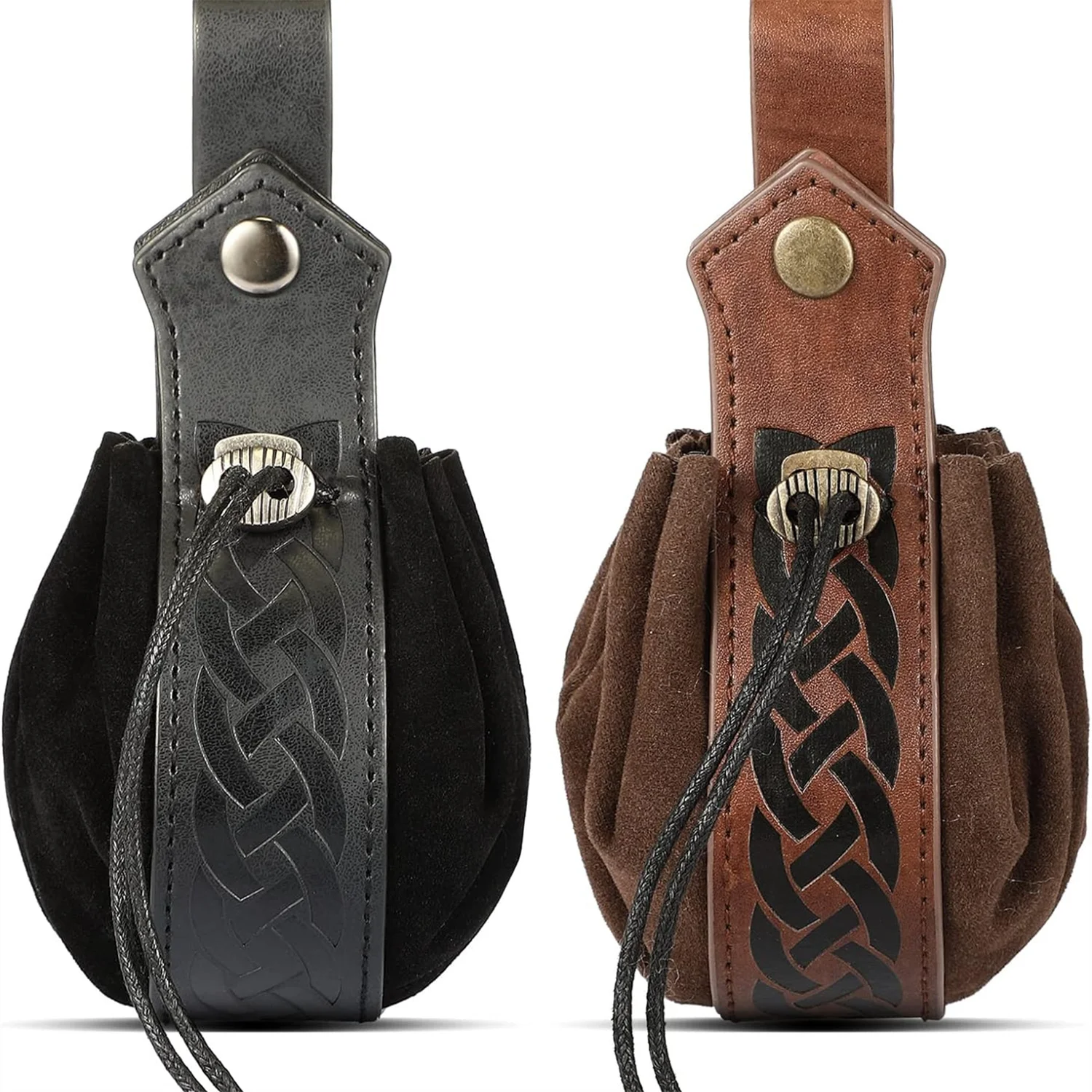 Medieval Retro Waist Bag Viking Style Hanging Belt Coin Purse Knight Fanny Pack Portable Men Women Money Pouch Costume Props
