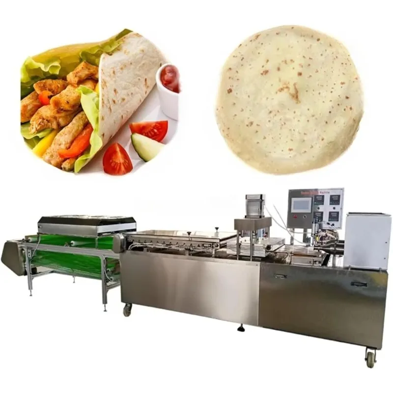 Customized Commercial tortilla production line, Mexican tortilla forming machine, adjustable thickness and diameter