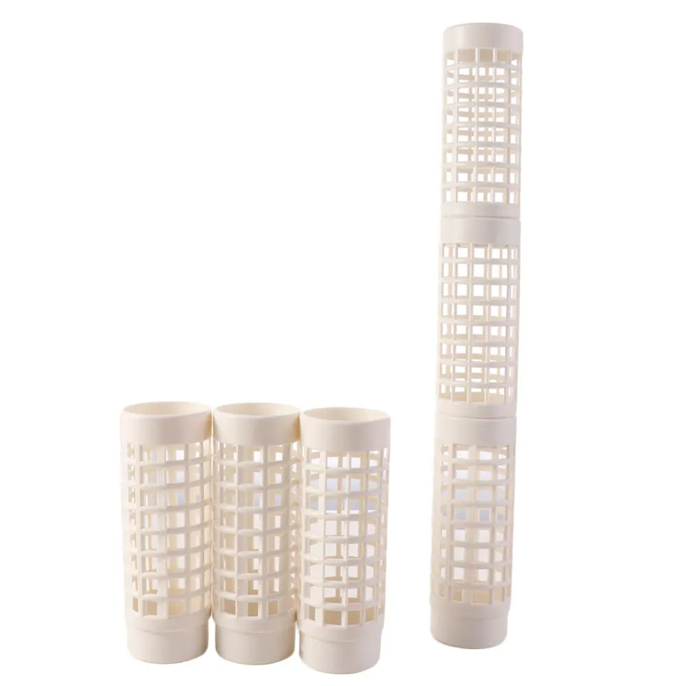 6PCS Easy Assembly Plastic Moss Pole Interlocking Sturdy Vine Climbing Column Fixed Bracket Plants Growth Stand Indoor Plants