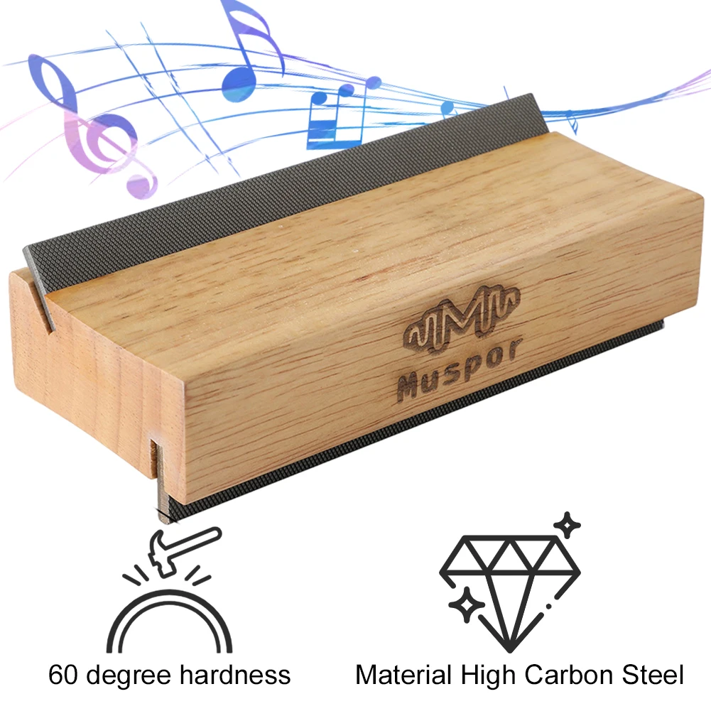 35/90 Degree Wooden Musical Instruments Maintenance Polishing File Guitar Fix Fret File for Guitar Bass Fret End Dressing