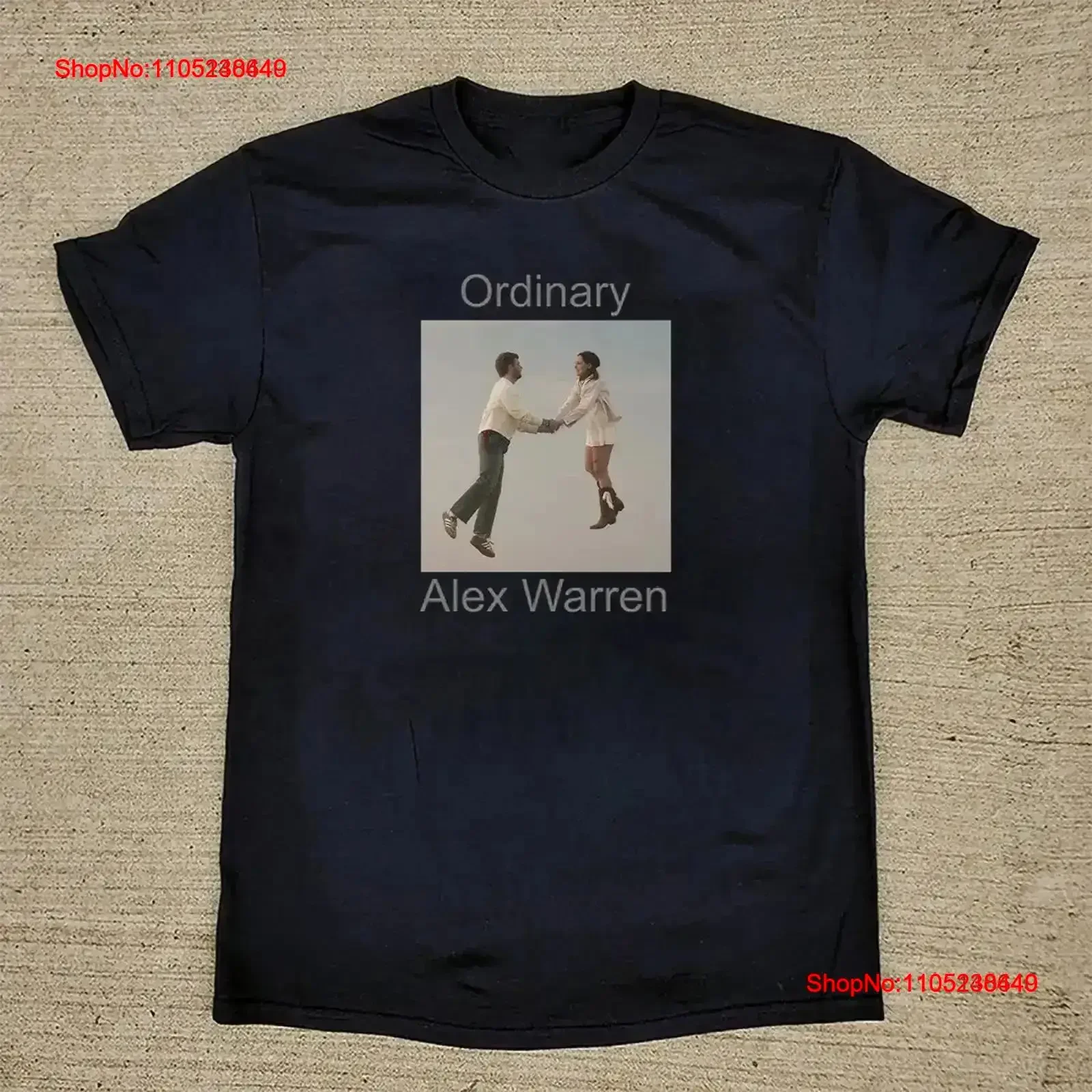 NEW Alex Warren Ordinary Black Cotton All size S 5XL T shirt HRB320 vintage Washed Soft designer clothes Casual fashion