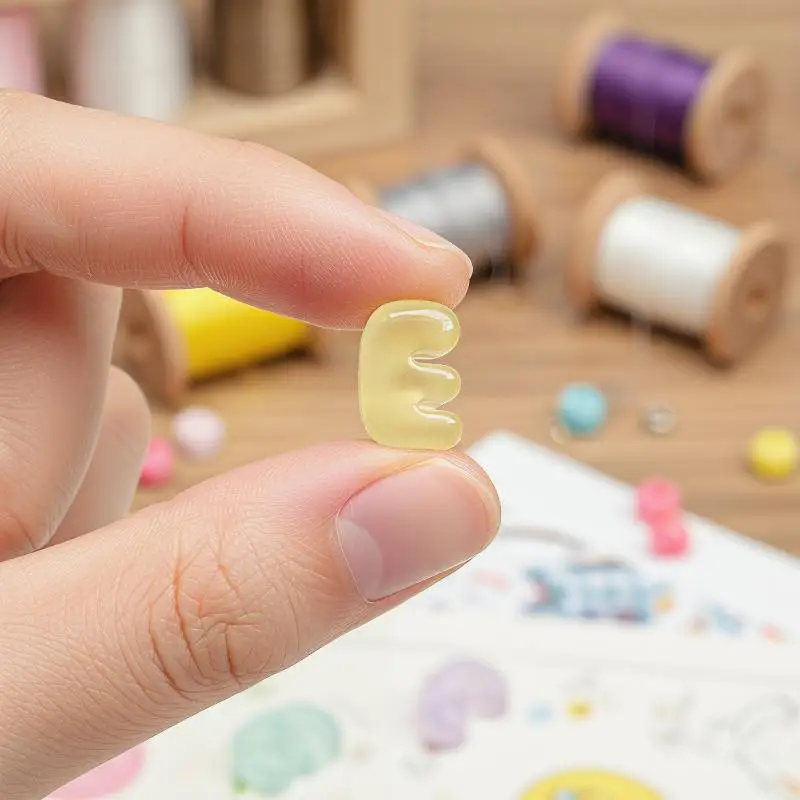 Handmade Mini Letter Charms Cute DIY Phone Cases Hair Clips Shoes Accessories Random Color