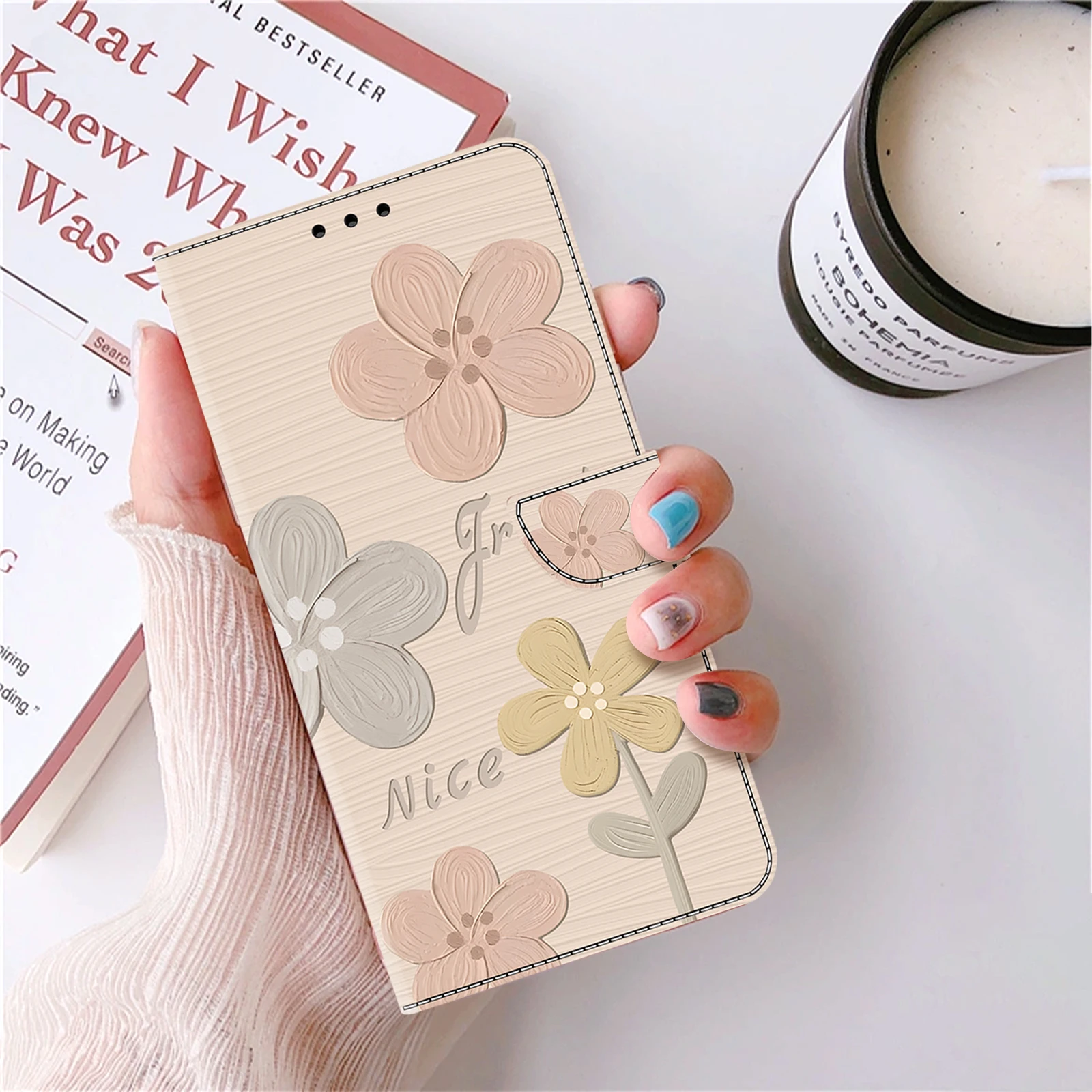 3D Magnetische Flip Leder Brieftasche Fall Für iPhone 17 16 15 14 13 12 11 X Xr Xs 8 7 6 6s Se2 Se3 2022/20 Mini Air Plus Pro Max – Detail 15