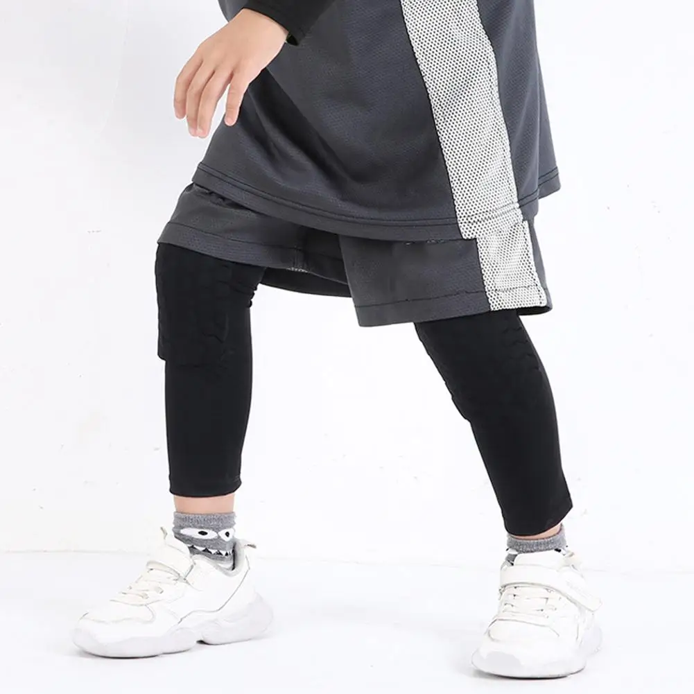 أطفال/شباب الرياضة العسل ضغط منصات الركبة الحرس واقية للدراجات ، كرة القدم ، كرة السلة ، الكرة الطائرة 2025 جديد #4