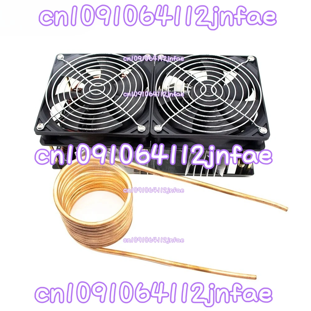 2500W 50A ZVS Induction Heating Plate - DC 12-48V High-Frequency Low-Voltage Flyback Drive Power Module