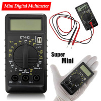 Mini Digital Multimeter AC/DC Ture RMS Portable Multimetro Tester High-precision Low Battery Indicator for Electrician Supplies