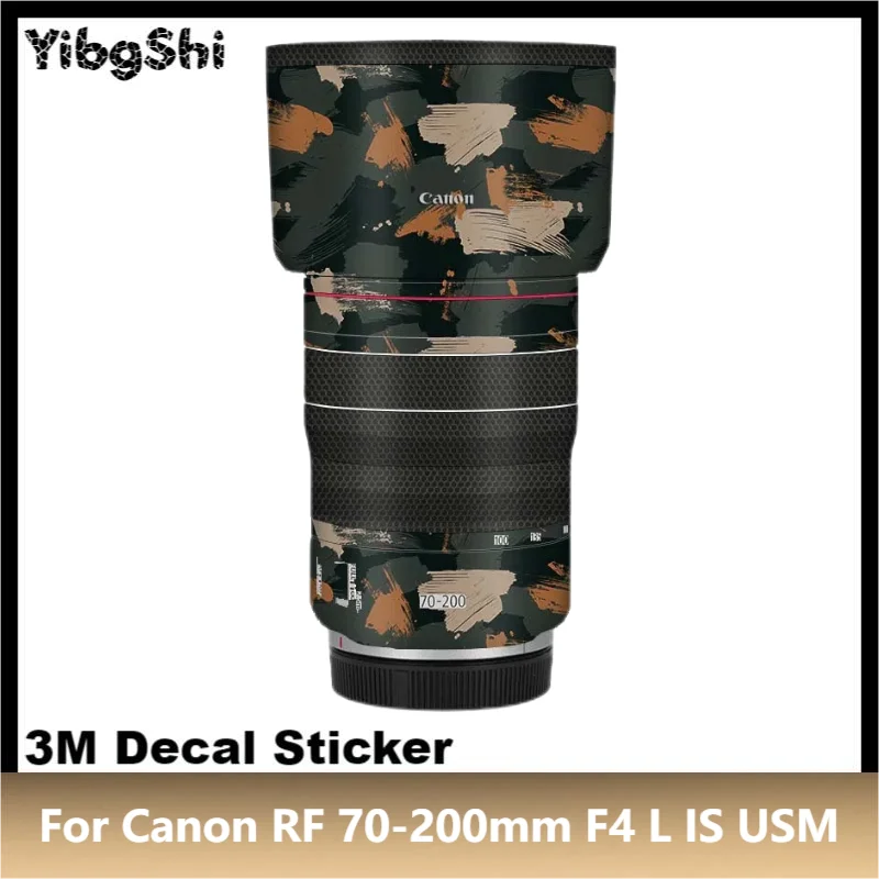 For Canon RF 70-200mm F4 L IS USM Lens Sticker Protective Skin Decal Film Anti-Scratch Protector Coat RF70-200 70-200 F/4