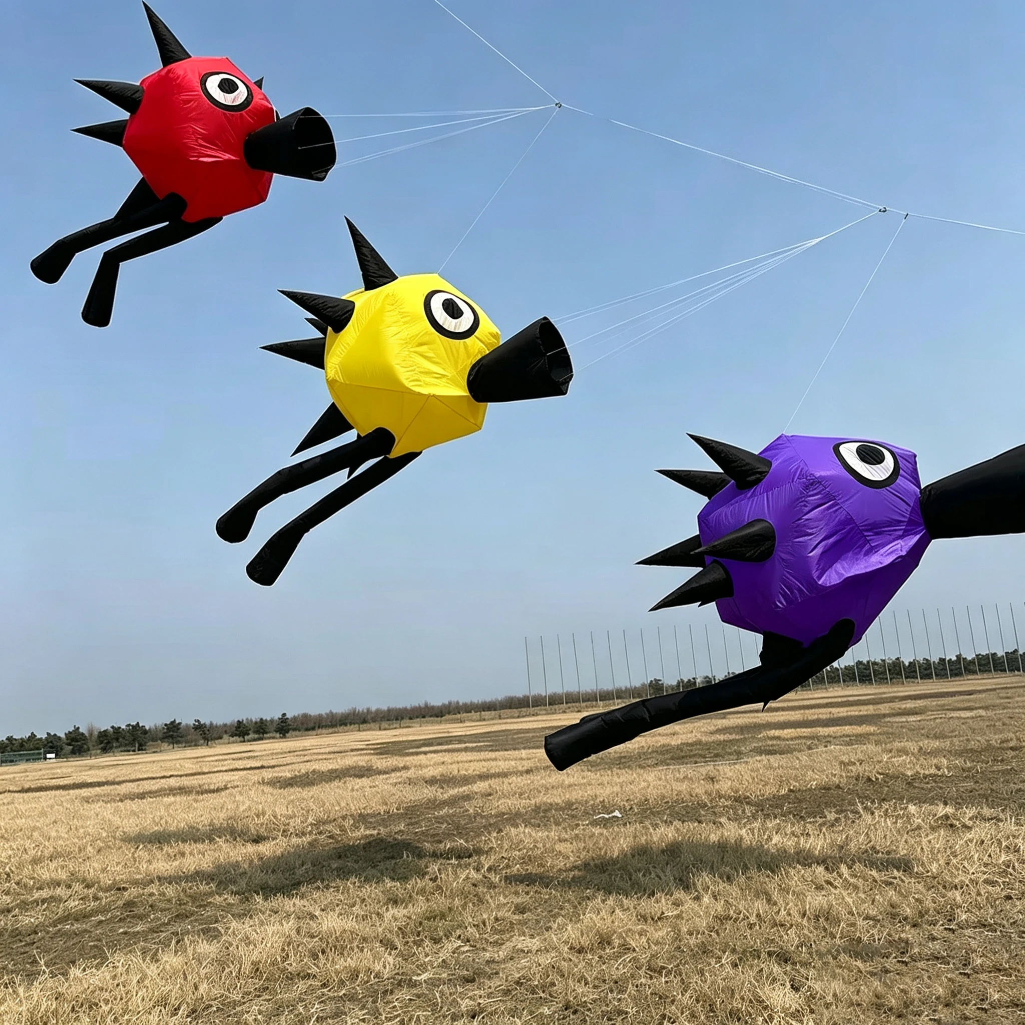 Outdoor Power Reel - 3D Soft Inflatable Thorn Bird Animal