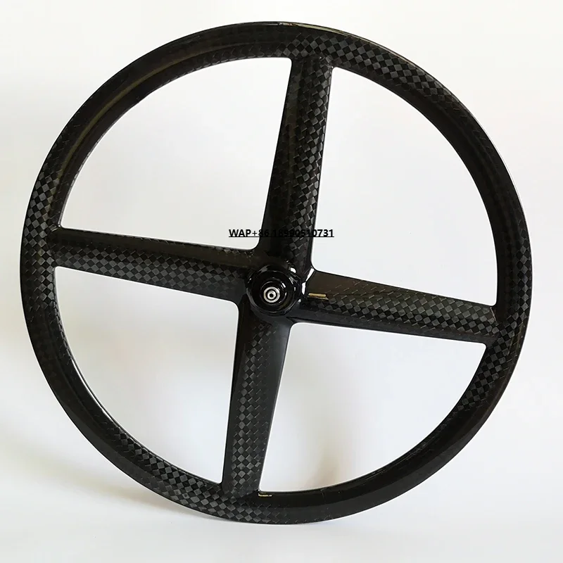 

Pro 700c 4 Spokes Carbon Wheels for Road Bike Track TT Bicycle Wheelset Full Carbon Fiber Clincher/Tubular Four Spoke