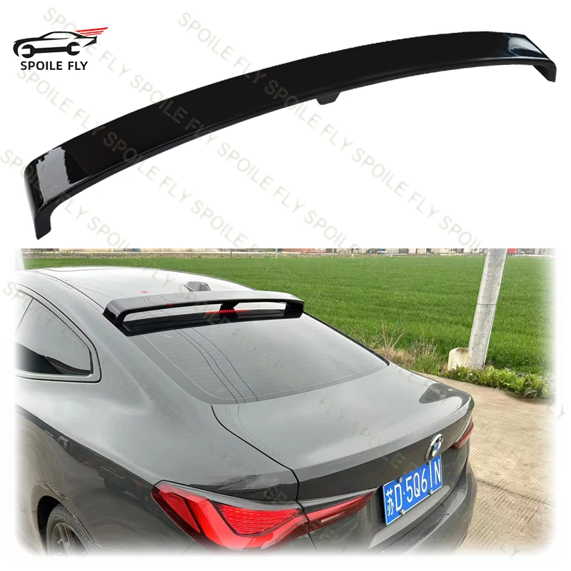 

2020 To 2024 For BMW 4 Series G22 2 Door G82 M4 High Quality ABS Car Rear Wing MP Style Roof Boot Spoiler Glossy Black Body Kit