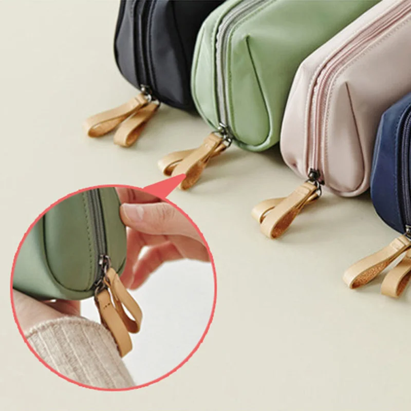 Fashion Korean Handbags Make Up Square Zipper Bag Ladies Lipstick Makeup Organizer Necessaire Bag Pouch Women\'s Cosmetic Bag