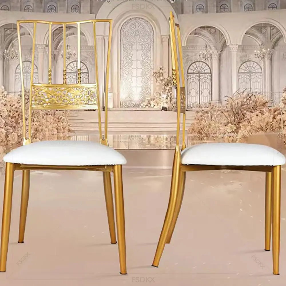 Metal Frame Wholesale Party Metal Wedding Chameleon Chair Hotel Furniture High Density Sponge Modern