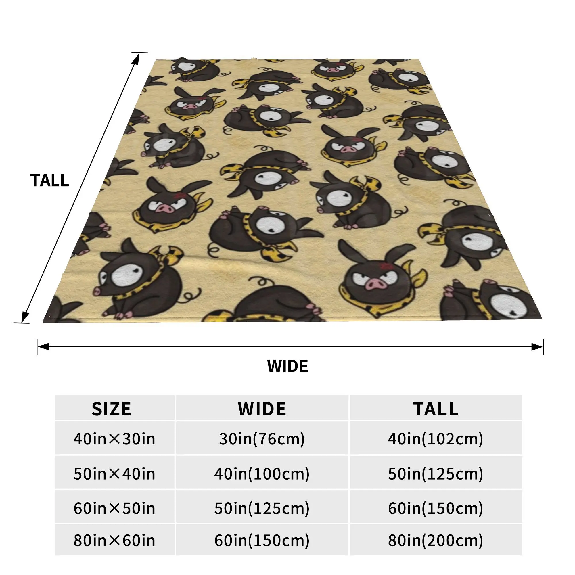 P-chan Ryoga Lost Pig Ranma 1⁄2 Adventure Comedy Blanket Super Soft Throw Blanket for Sofa Bedding Travel Throws Bedspread Quilt