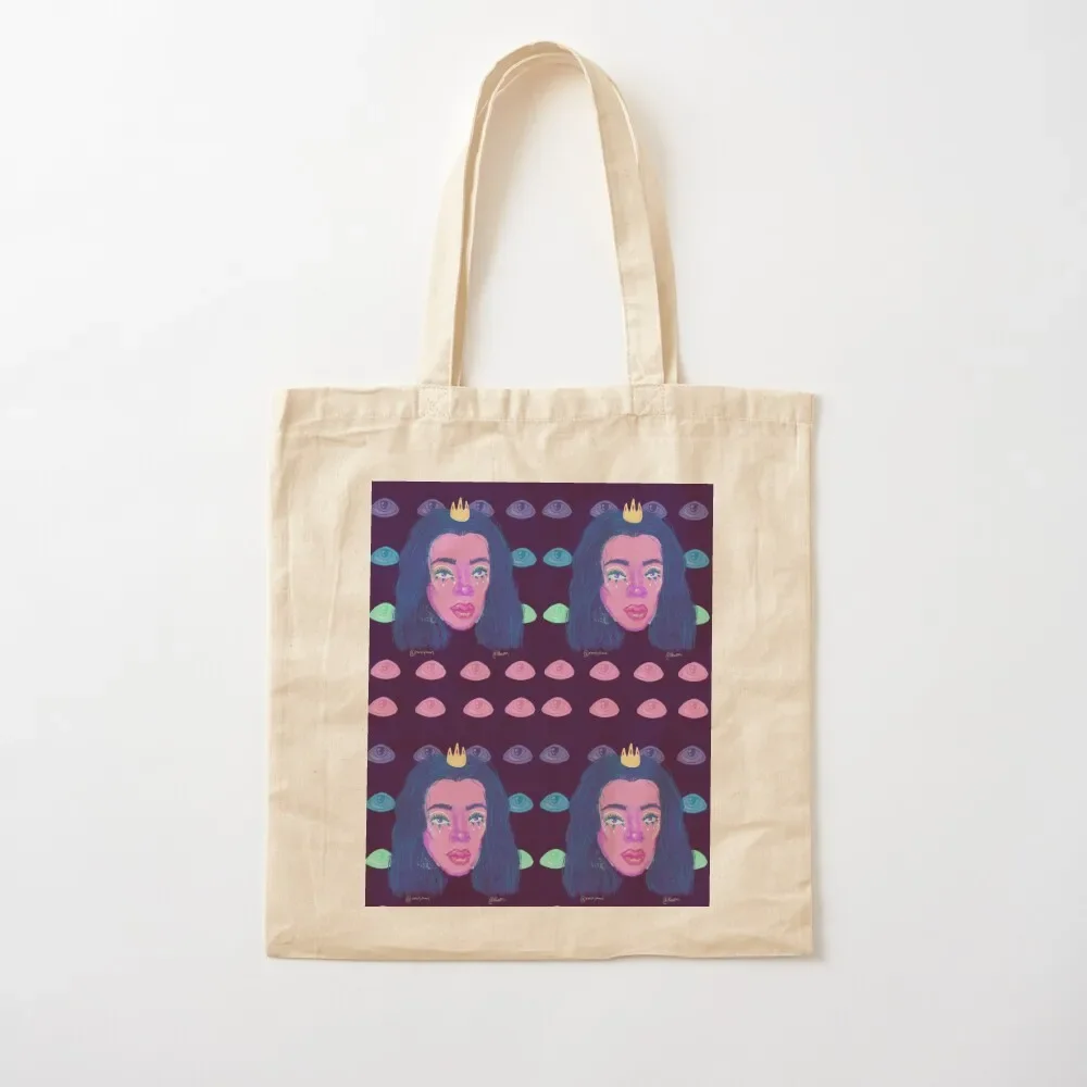 Queen B!tch Tote Bag Canvas reusable shopping bags cloth bag woman Tote Bag