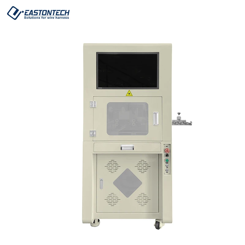 

EW-3350 CO2 Fully Automatic Double-head Laser Wire Stripping Machine for Electronic Wire Silicone Sheathed Cable