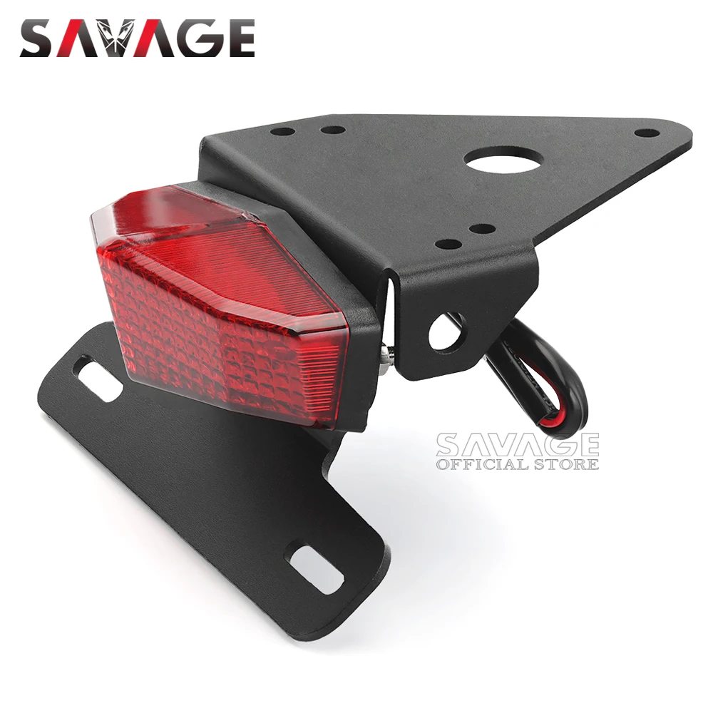 License Plate Holder LED Tail Light For HONDA XR 250R/400R XR250R XR400R 1996-2008 Motard Motorcycle Tail Tidy Fender Eliminator