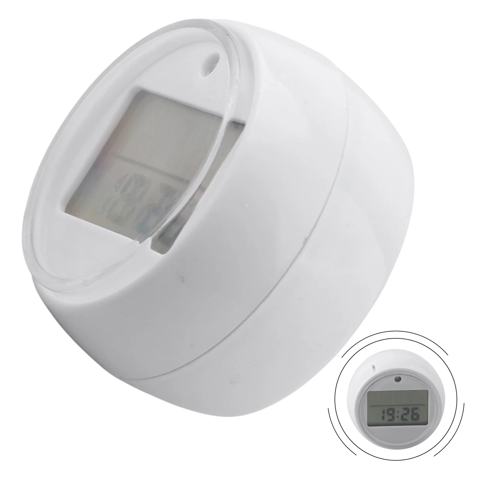 Post-exercise Recovery Floating Water Thermometer Automatic Timer Thermometer About 5*5cm ABS Material Maximum Temperature 70