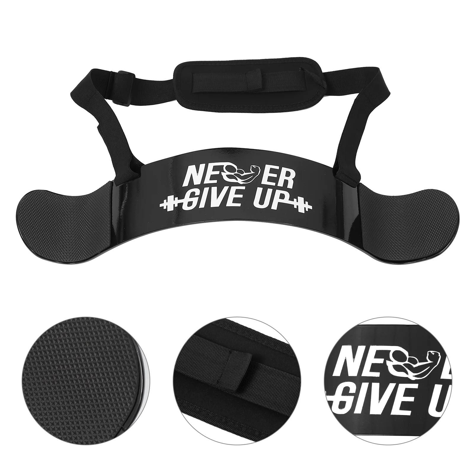 

Para Training Board Workout Gear Muscle Builder Brace Black Aluminum Alloy Man Fitness Tools