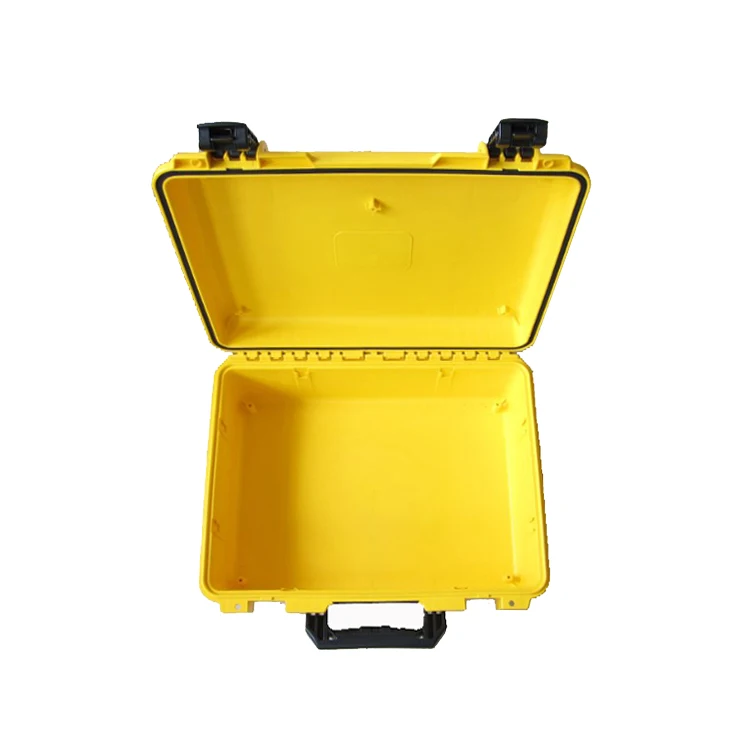 24 "IP67 Hard Shell Plastik Pelindung Keselamatan Air Bukti Karet Komputer + Pegangan Plastik Kasus dengan Sisipan Busa